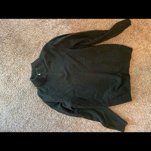 Dark green sweater